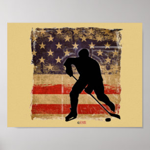 Amerikaans Hockey Pride Poster