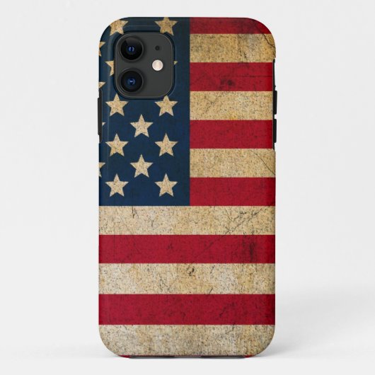 Amerikaans Hoesje met vlag (Achterkant)