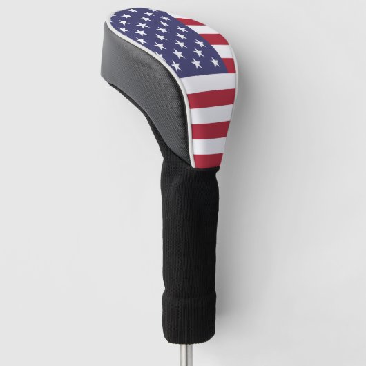 Amerikaans Hoesje van Amerikaanse vlag Golf Golfheadcover (Schuin)