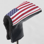 Amerikaans Hoesje van Amerikaanse vlag Golf Golfheadcover (3/4 voorkant)