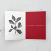  AMERIKAANS HOLLY CHRISTMAS WENSKAART KAART (Binnen)