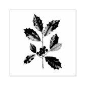  "AMERIKAANS HOLLY" WOOD ART STAMP RUBBERSTEMPEL (Afrduk)