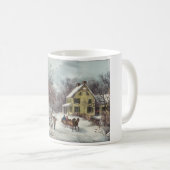  Amerikaans Homestead Winter Koffiemok (Voorkant rechts)