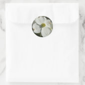 Amerikaans hondenhout (Cornus florida) Ronde Sticker (Tas)