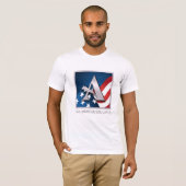 Amerikaans hondenliefhebber t-shirt (Voorkant volledig)