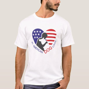 Amerikaans hondenliefhebber t-shirt