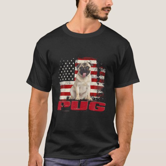  Amerikaans Hondenliefhebber T-shirt (Voorkant)