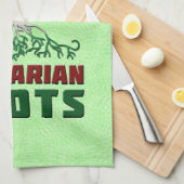Amerikaans-Hongaarse Roots Tea Towel Theedoek (Quarter Fold)