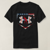 Amerikaans honkbal onder Shirt van Armor (Design voorkant)