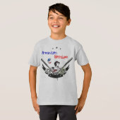 Amerikaans honkbal t-shirt (Voorkant volledig)