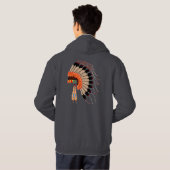 amerikaans hoofdartikel hoodie (Achterkant volledig)
