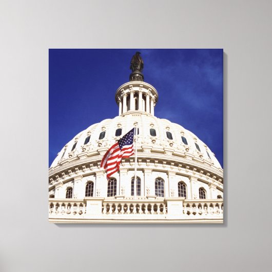 Amerikaans hoofdgebouw, Washington DC Canvas Afdruk (Voorkant)