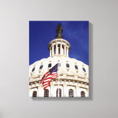 Amerikaans hoofdgebouw, Washington DC Canvas Afdruk (Voorkant)