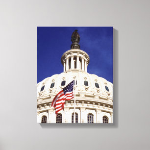 Amerikaans hoofdgebouw, Washington DC Canvas Afdruk