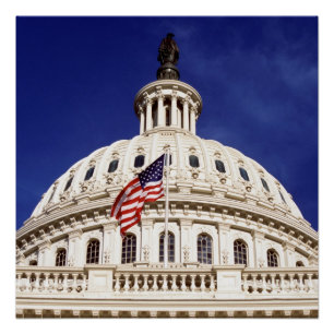 Amerikaans hoofdgebouw, Washington DC Perfect Poster