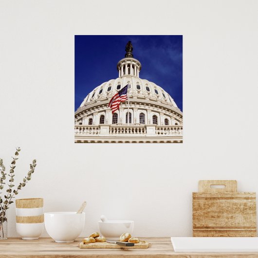 Amerikaans hoofdgebouw, Washington DC Poster (Keuken)