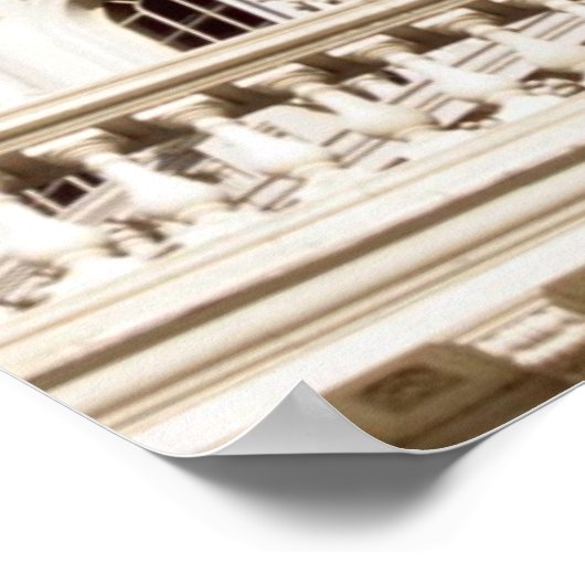 Amerikaans hoofdgebouw, Washington DC Poster (Hoek)