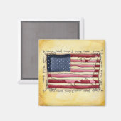 Amerikaans Huis Sweet Home Magneet (Voorkant / Achterkant)