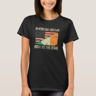 Amerikaans Iers gegroeid tot de botten met de Iers T-shirt
