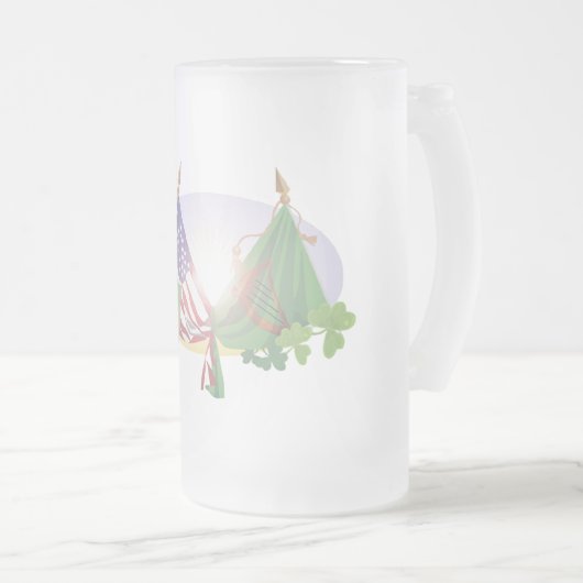 Amerikaans Iers Matglas Bierpul (Voorkant rechts)