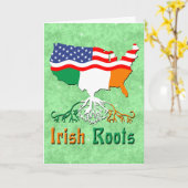 Amerikaans Iers Wenskaart Kaart (Gele Bloem)