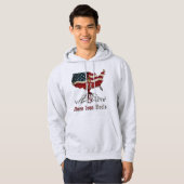 Amerikaans-Ierse Ancestry Hoodie (Voorkant volledig)