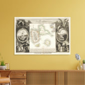 Amerikaans imperium canvas afdruk (Insitu (Woonkamer))