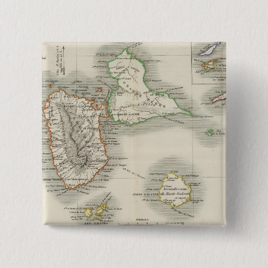 Amerikaans imperium vierkante button 5,1 cm (Voorkant)