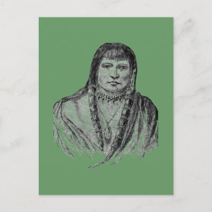 Amerikaans Indiaans Briefkaart