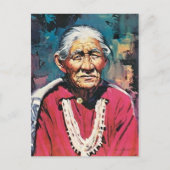 Amerikaans Indiaans Briefkaart (Voorkant)