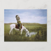 Amerikaans Indiaans Briefkaart (Voorkant)