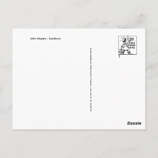 Amerikaans Indiaans Briefkaart (Achterkant)