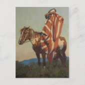 Amerikaans Indiaans Briefkaart (Voorkant)