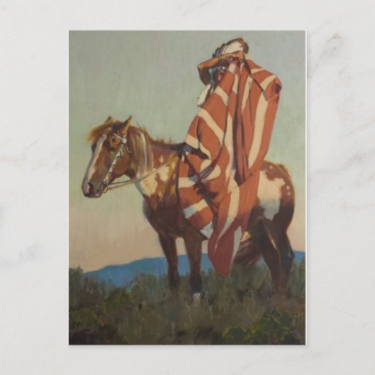 Amerikaans Indiaans Briefkaart (Voorkant)