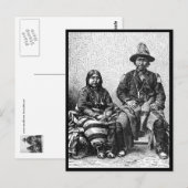 Amerikaans Indiaans Briefkaart (Voorkant / Achterkant)