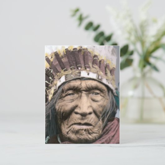 Amerikaans Indiaans Briefkaart (Staand voorkant)