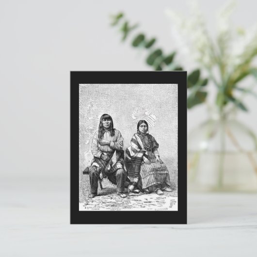 Amerikaans Indiaans Briefkaart (Staand voorkant)