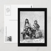 Amerikaans Indiaans Briefkaart (Voorkant / Achterkant)