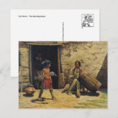 Amerikaans Indiaans Briefkaart (Voorkant / Achterkant)