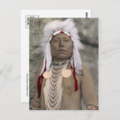 Amerikaans Indiaans Briefkaart (Voorkant / Achterkant)