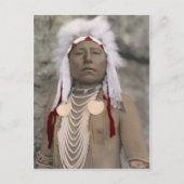 Amerikaans Indiaans Briefkaart (Voorkant)