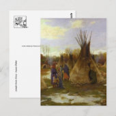 Amerikaans Indiaans Briefkaart (Voorkant / Achterkant)