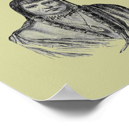 Amerikaans Indiaans Poster (Hoek)