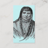 Amerikaans Indiaans Visitekaartje (Achterkant)