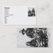 Amerikaans Indiaans Visitekaartje (Voorkant / Achterkant)