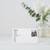 Amerikaans Indiaans Visitekaartje (Staand voorkant)