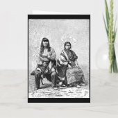 Amerikaans Indiaans Wenskaart Kaart (Achterkant)