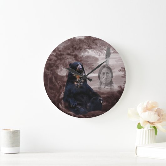 Amerikaans Indiaans zwart beer Grote Klok (Huis)