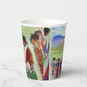 Amerikaans Indiaas Collectie Papieren Bekers (Rechts)