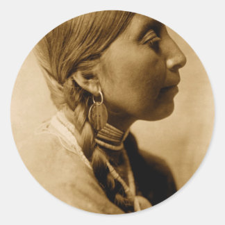 Amerikaans Indiaas Collectie Ronde Sticker